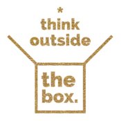Think Outside the Box  Metallic Gold 