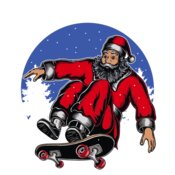 Skating Santa 