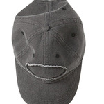 Pigment-Dyed Raw-Edge Patch Baseball Cap