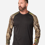 Unisex Realtree® Performance Colorblocked Long Sleeve T-Shirt