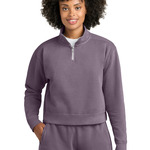 Women's Mid Length 1/4 Zip Sweatshirt