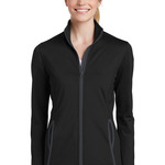 Women's Sport Wick ® Stretch Contrast Full Zip Jacket