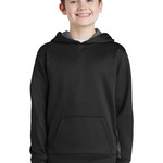 Youth Sport Wick ® Fleece Colorblock Hooded Pullover