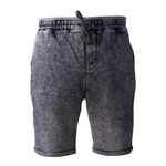 Unisex Mineral Wash Fleece Shorts
