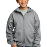 Youth 50/50 Full-Zip Hooded Sweatshirt