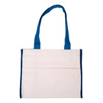 Cotton Gusset Accent Box Tote