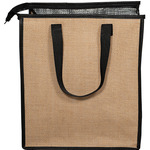 Jute Cooler Tote Bag