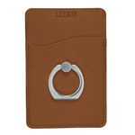 Tuscany™ Card Holder With Metal Ring Phone Stand