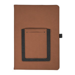 Roma Journal Notebook With Phone Pocket 5.625" X 8.25"