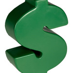 Dollar Money Sign Shape Stress Ball