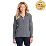 Ladies Heather Microfleece Jacket