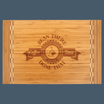 Bamboo Cutting Board with Butcher Block Inlay (18 1/4" x 12" )