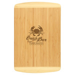 18" x 12" Bamboo 2-Tone Cutting Board