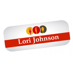 1x3 Rounded Name Badge